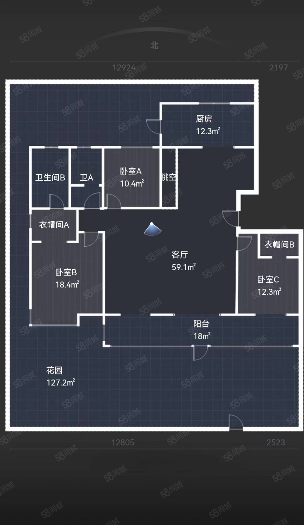 奥正诚园(北区)4室2厅2卫356㎡南528万