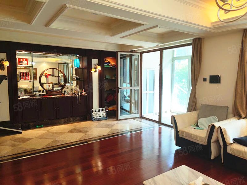 鲁信长春叠拼复式带院子 满五 省个税 位置安静,鲁信长春花园-青岛58