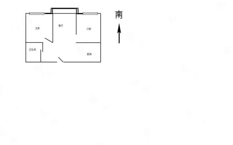 昊源高格蓝郡2室1厅1卫75.59㎡南66万