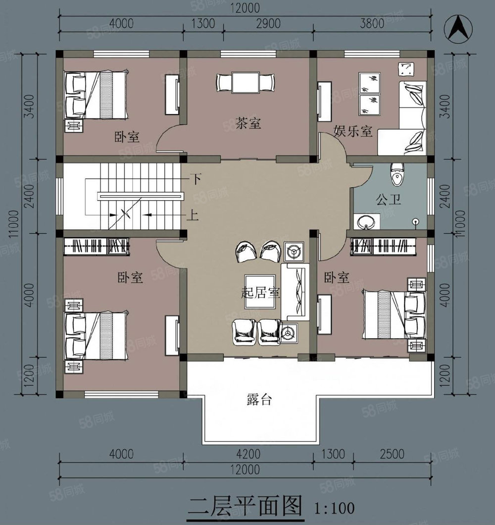 圣淘湾5室2厅3卫350㎡南北980万