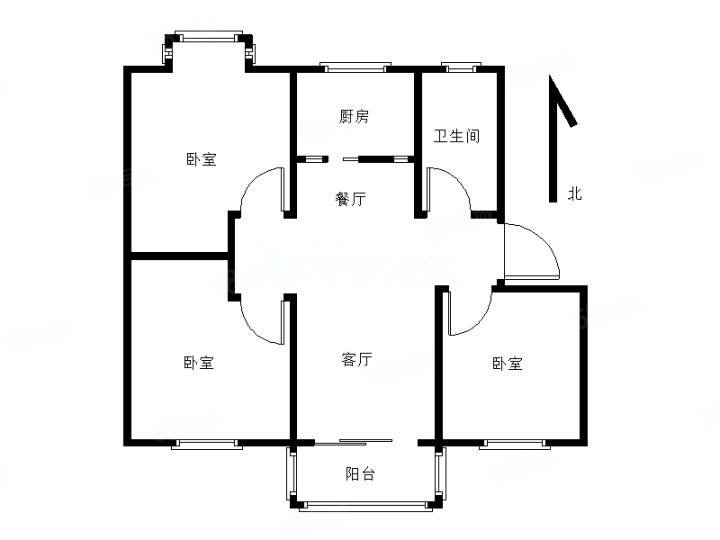 恒信伯爵庄园3室2厅1卫130.07㎡南北130万