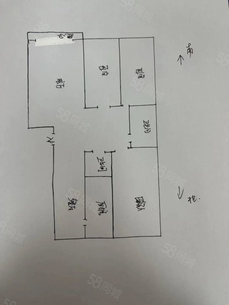 检察馨苑3室2厅2卫141.5㎡南北125万