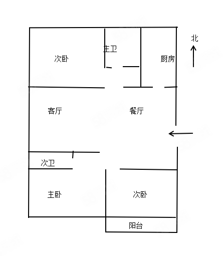 建安小区(肥城)3室2厅2卫122.28㎡南北76万