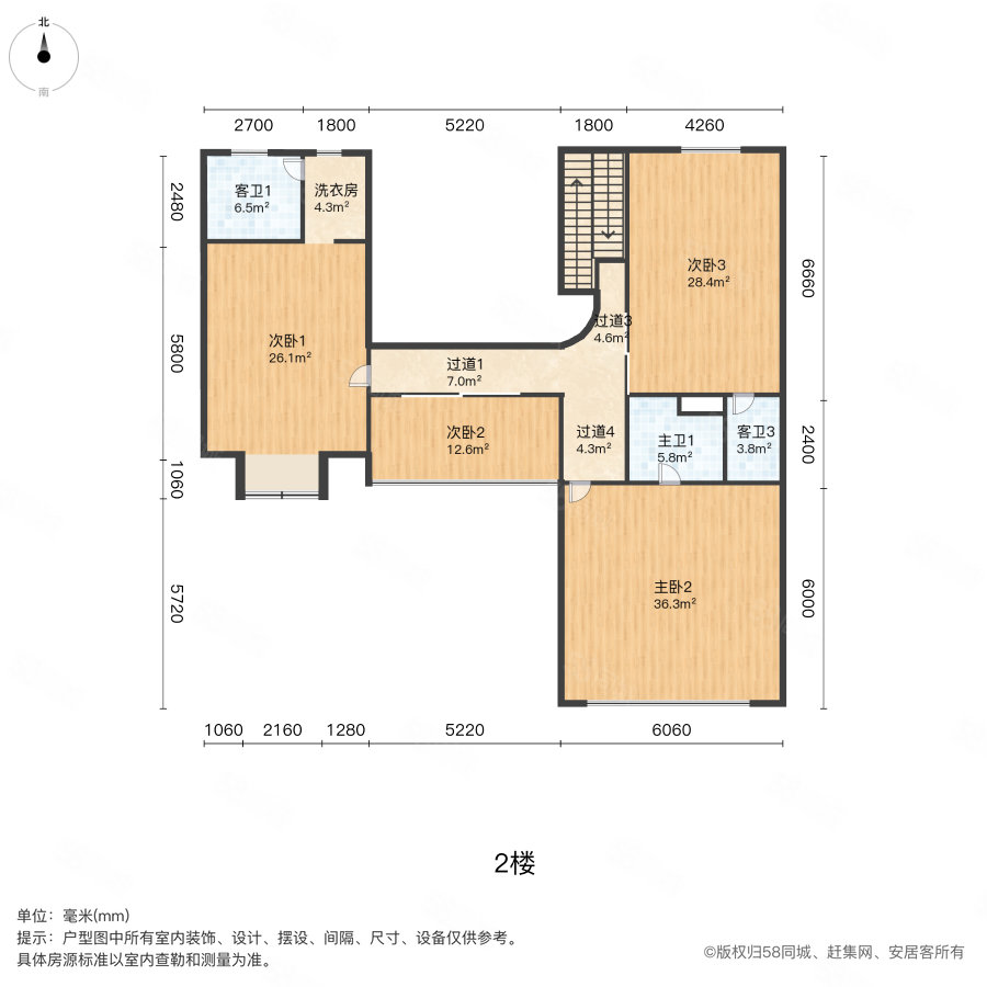 飞云大院12室2厅5卫377㎡南北1800万