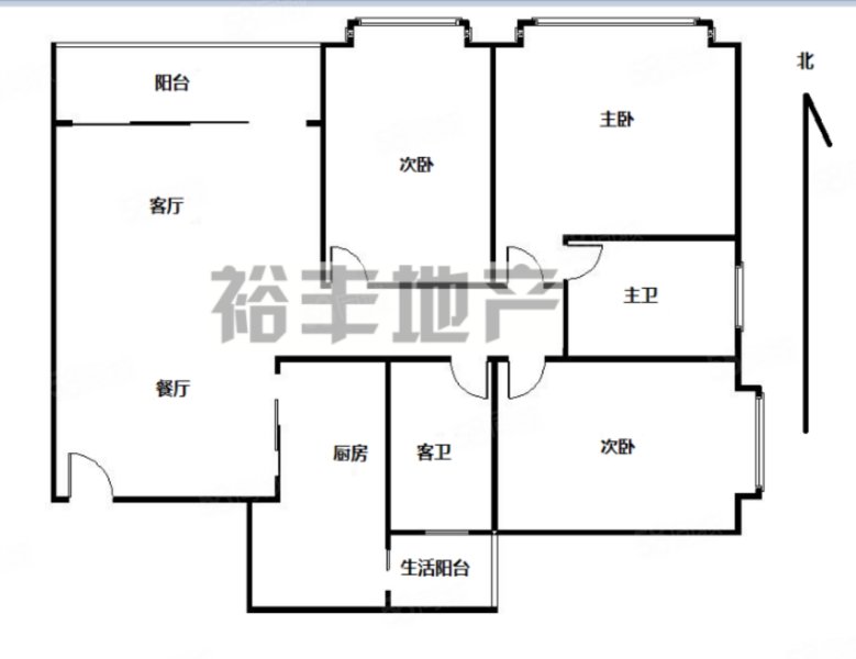 恒怡湾3室2厅2卫89㎡西南95万