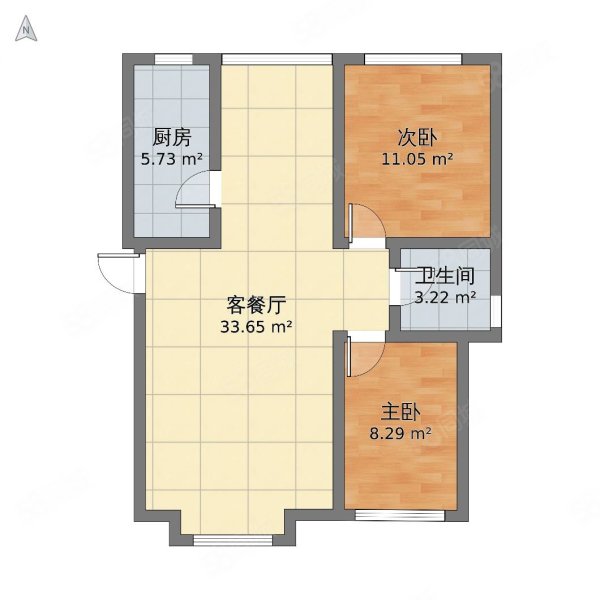 汇城小区3室2厅1卫94.26㎡南北49.8万