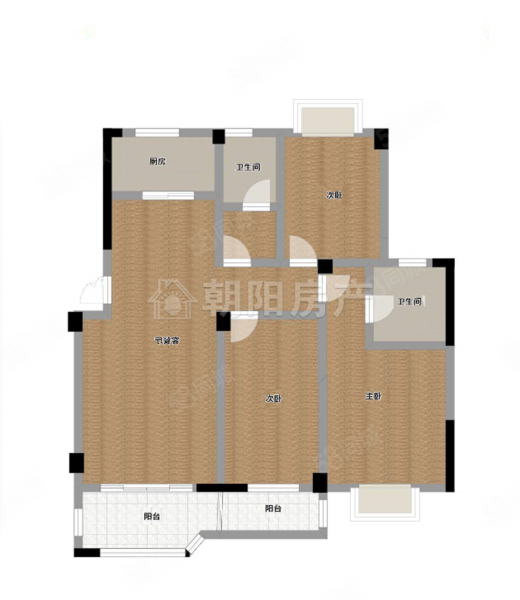 居仁村一区3室2厅1卫116.01㎡南北37万