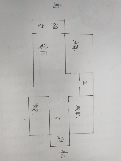 金福苑3室2厅1卫110㎡南北129万