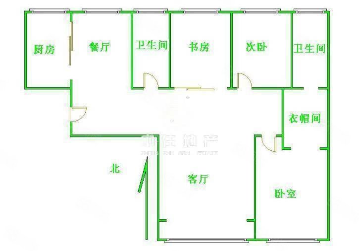 中海奥龙观邸3室2厅2卫136.77㎡南北320万