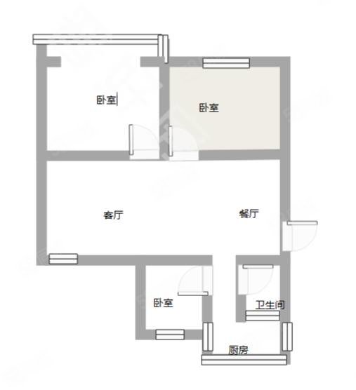 仁和小区3室2厅1卫91㎡南北67万