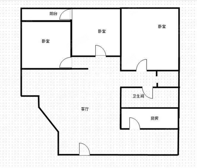 广西区外贸大院3室2厅1卫99.26㎡南143万