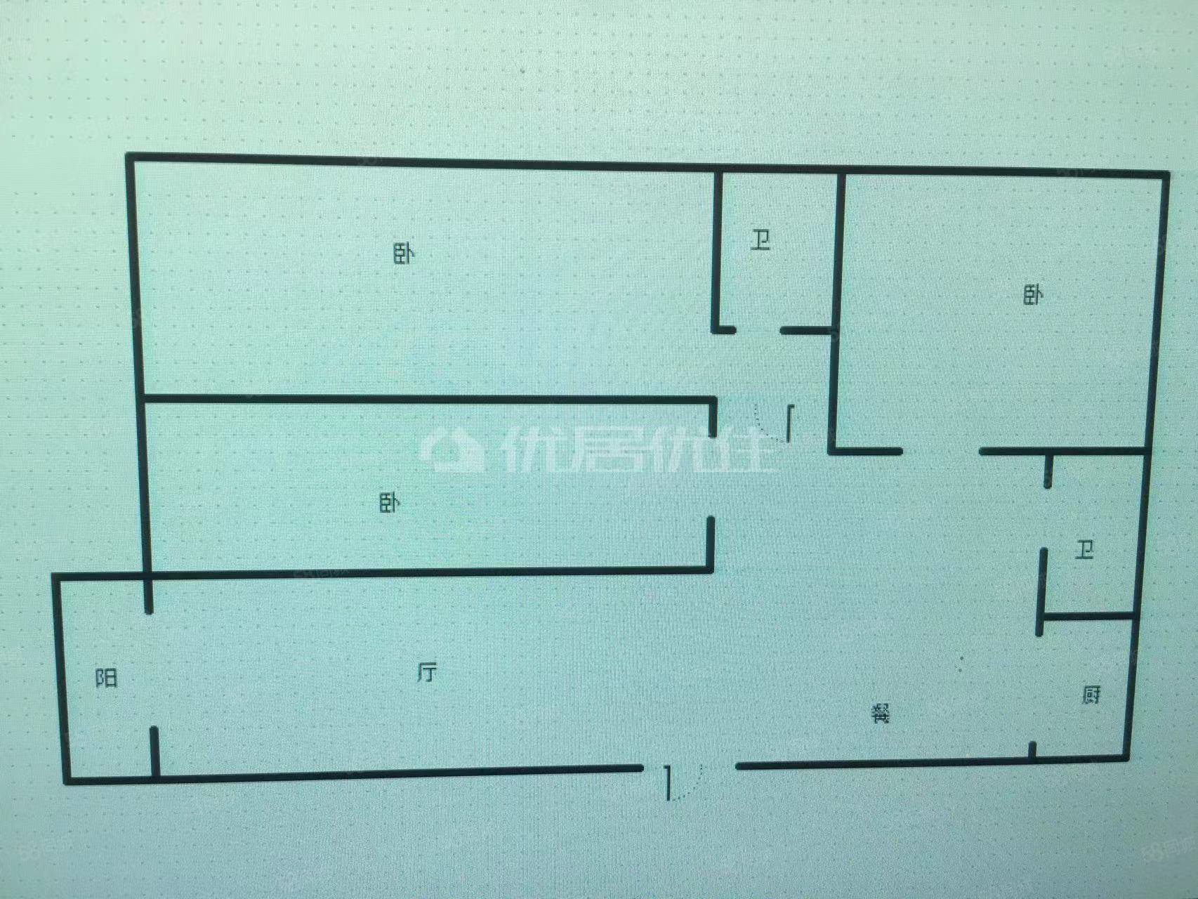 泰盈紫金城3室2厅2卫120㎡南北63万