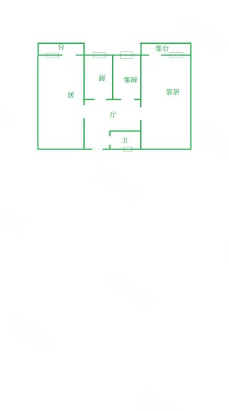 煤建三厂宿舍1室0厅0卫17.92㎡南北69万