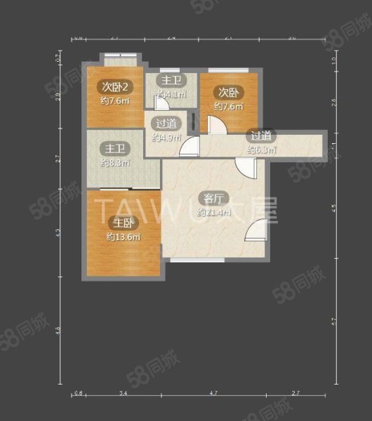 上海春城(南区)4室2厅3卫189㎡南北959万