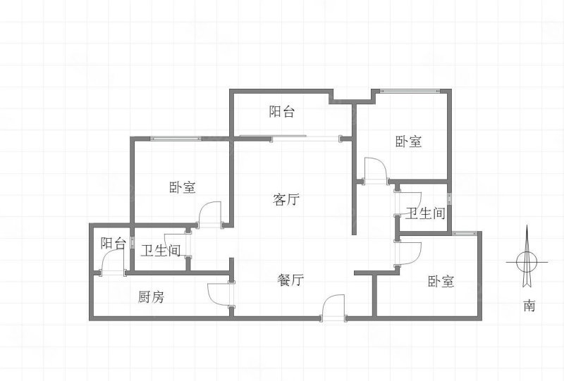 保利观塘香榭3室2厅2卫100㎡南北113万