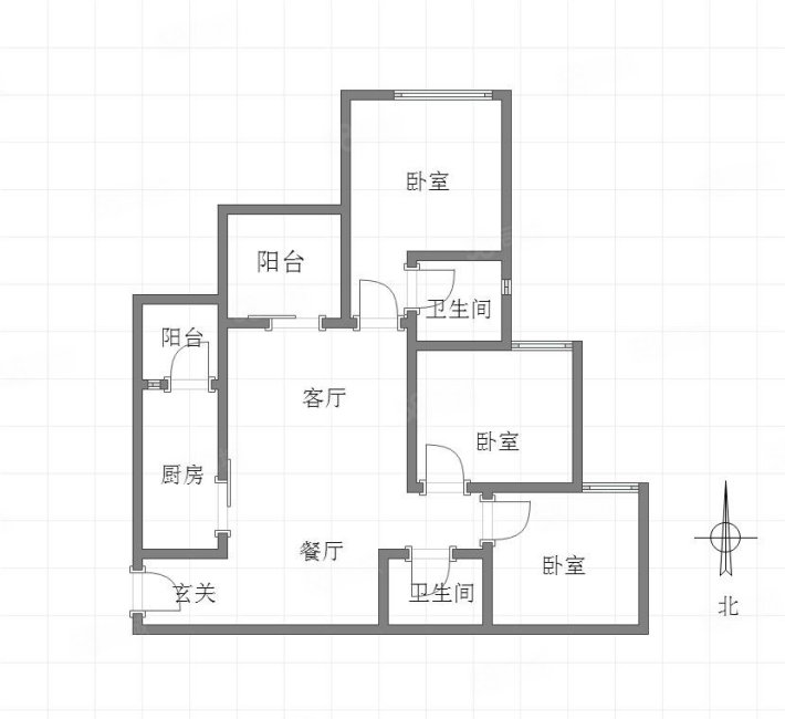 保利观塘香榭3室2厅2卫87㎡东87.5万