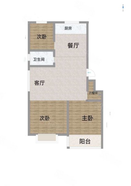 古城庭院3室2厅1卫103㎡南北59.8万