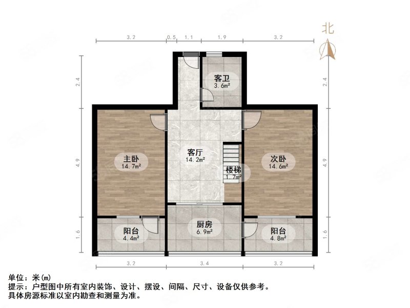 万盛园小区5室2厅2卫83㎡南北78万