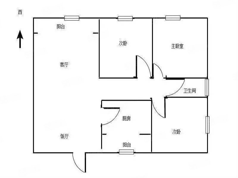 万科金域缇香4室2厅2卫156.72㎡东南207万