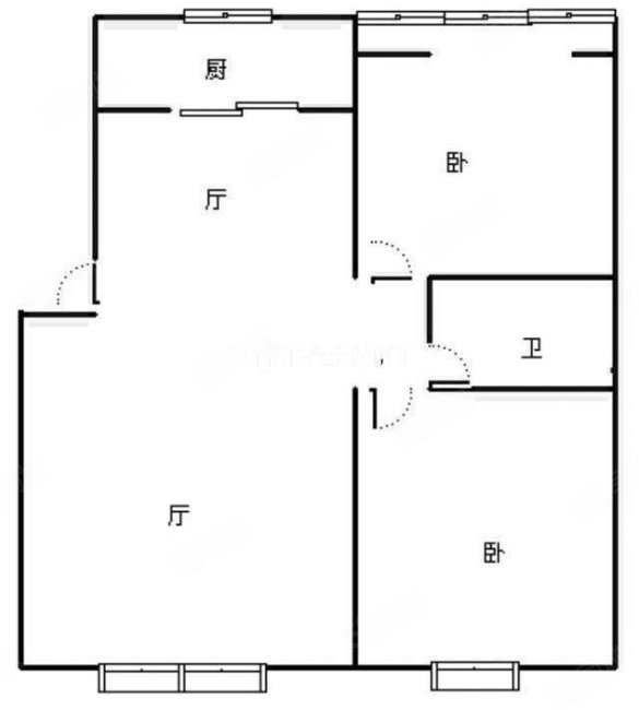 红芙蓉小区2室2厅1卫72㎡东南40万