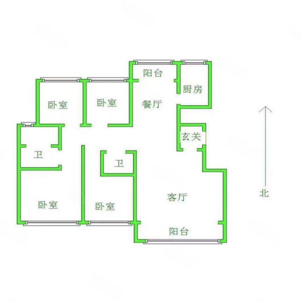 文博城3室2厅2卫133㎡西南93万