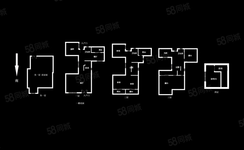 金地风华大境(鄞州别墅)5室2厅2卫194㎡南1600万