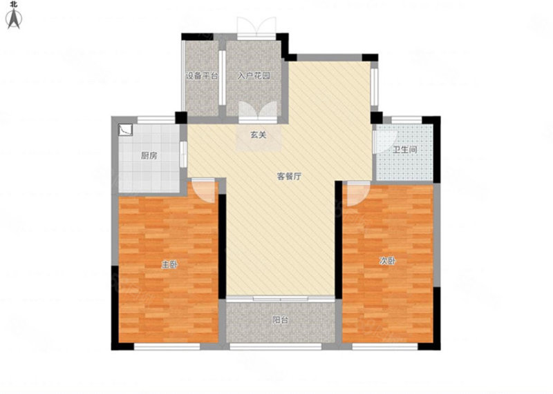 旌阳花园(北区)3室2厅2卫86㎡南北41.8万