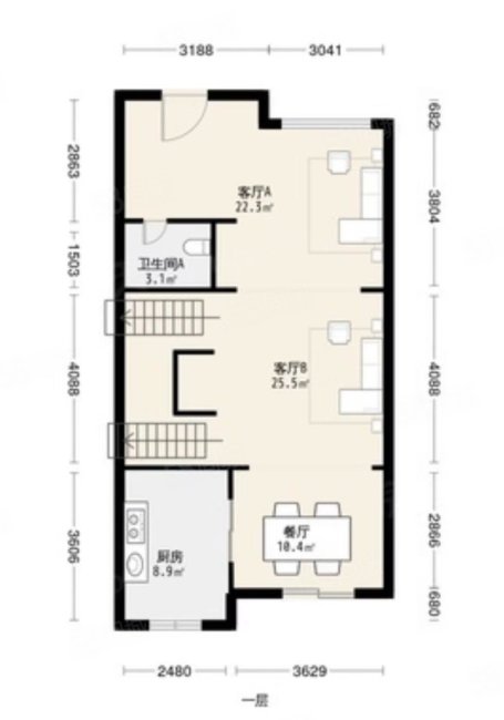 绿宝馥庭5室3厅4卫223.92㎡南北2200万