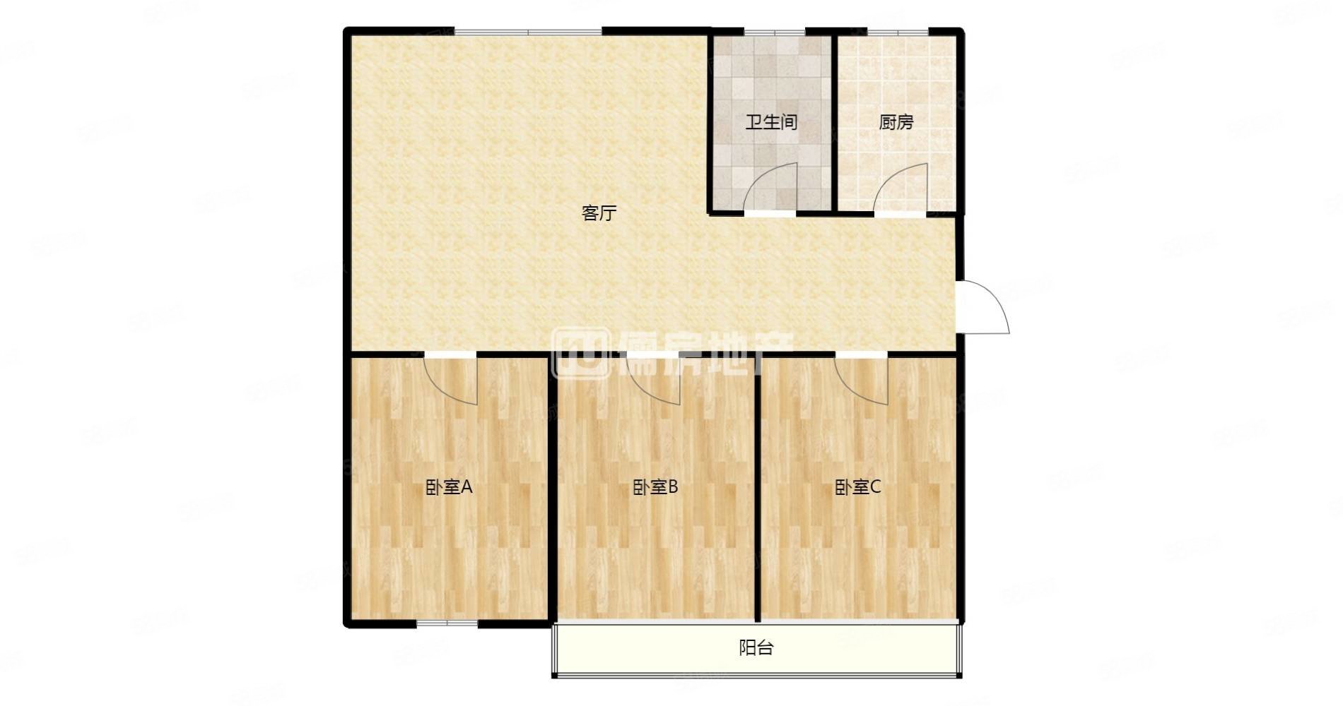 三室朝阳送车库三附小外国语超市公园附近