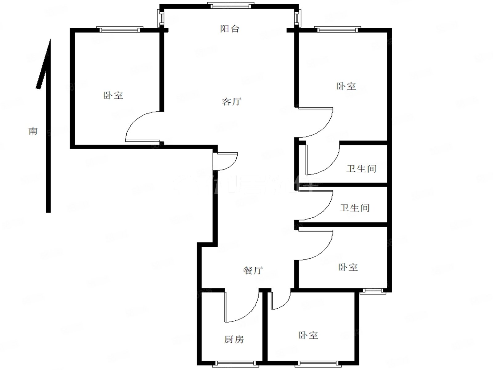 金宇文苑4室2厅2卫176.03㎡南北260万