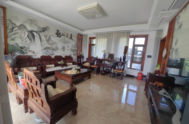 朱老庄度假区 精装360平别墅 前后大院  中央空调 拎包住