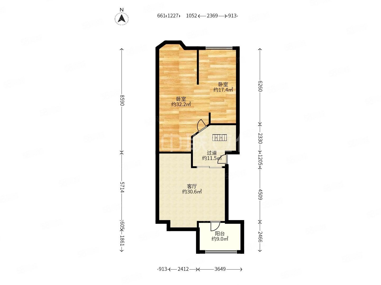 金山公园旁花园式社区泰禾红峪b1区 5室2厅3卫