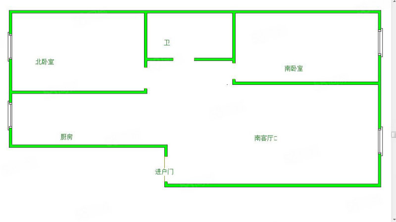 浑河雅居2室1厅1卫75㎡南北33.8万