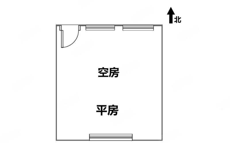 西单北大街小区1室0厅0卫19㎡南北265万