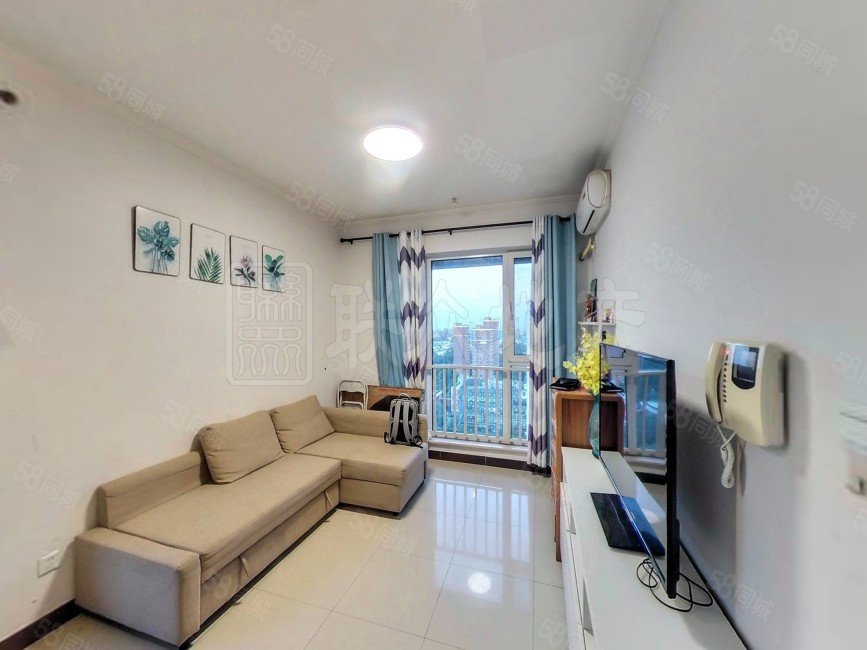 鴻坤理想城大滿貫1室1廳1衛(wèi)64.23㎡南北155萬