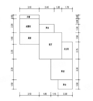 鱼先生的社区2室1厅1卫61.5㎡南北32万