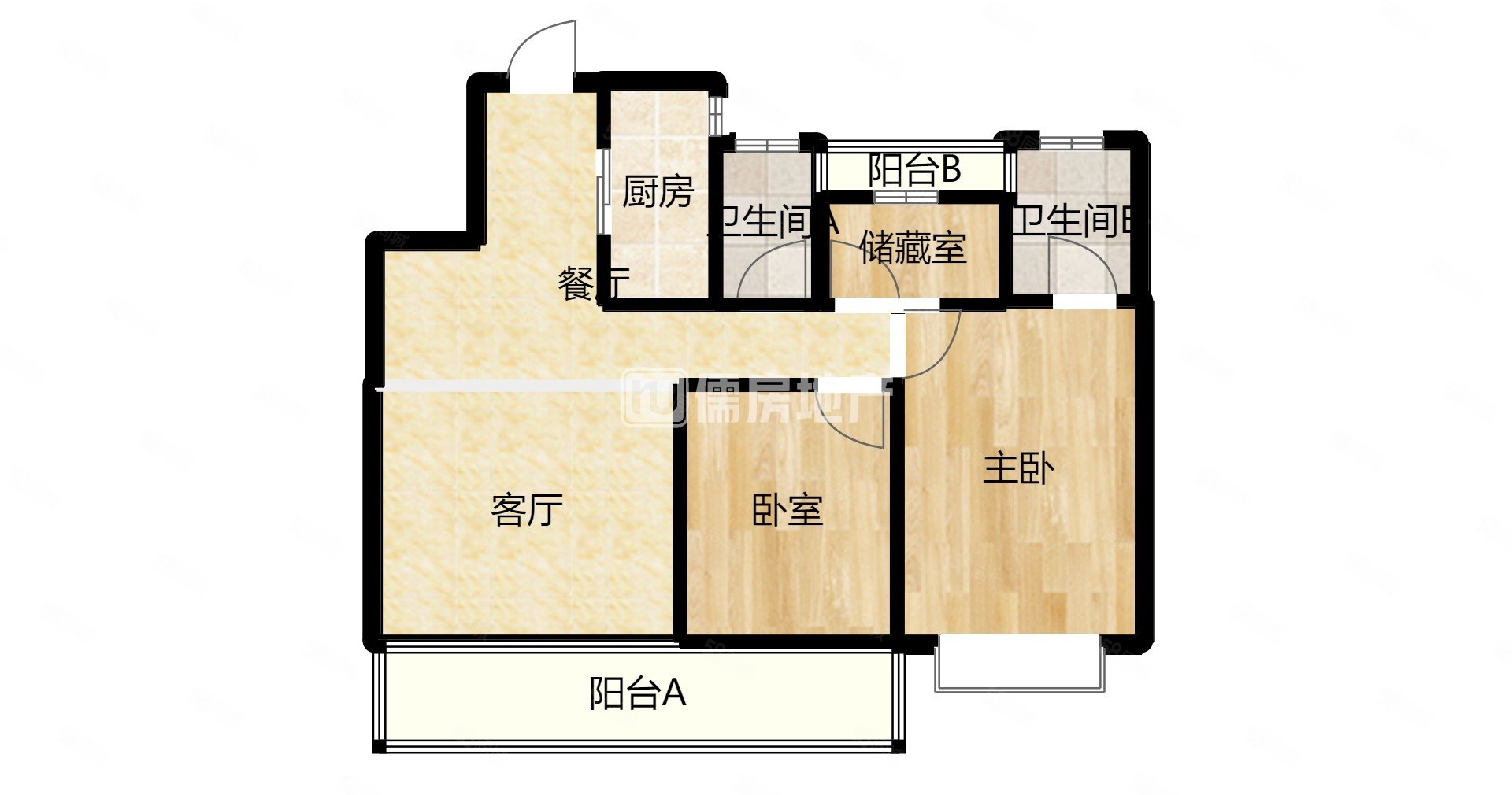 连云港吾悦华府户型图图片