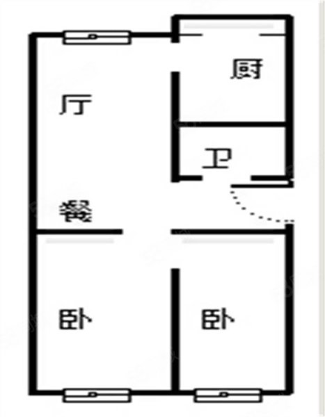 王兆新村3室1厅1卫64.15㎡南北49.8万