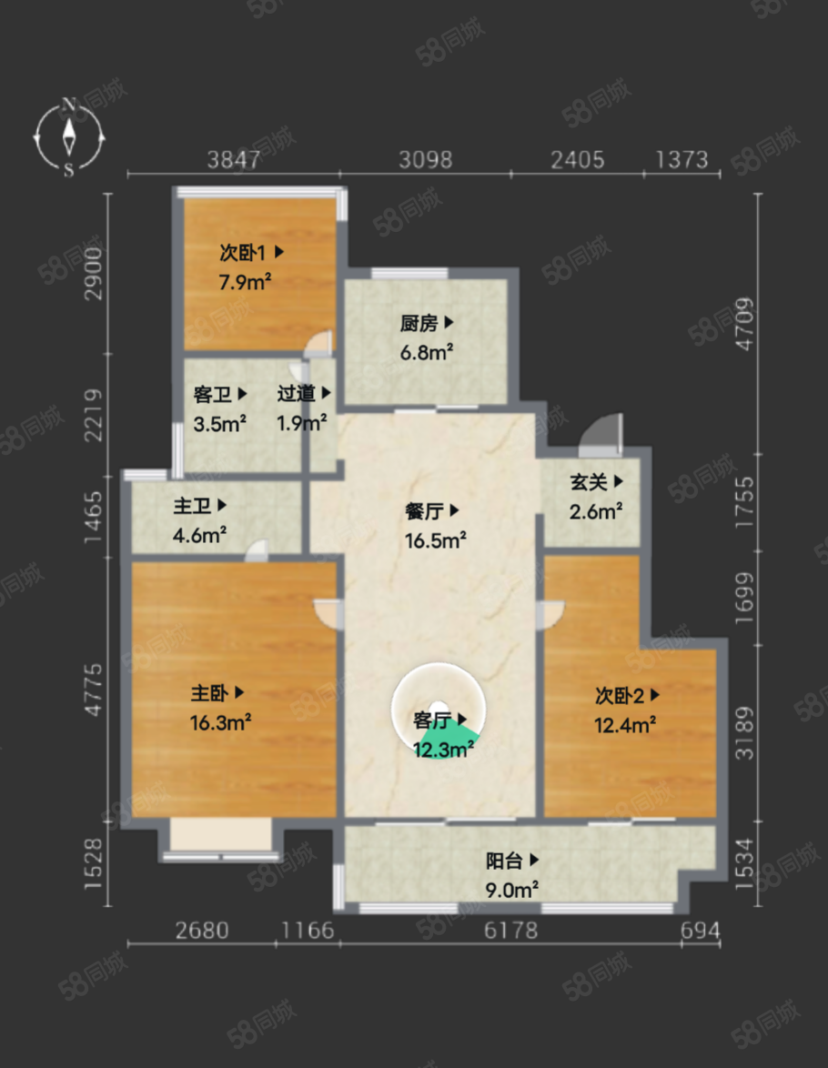 产证121平小高层 开发商精装 一梯一户,新城大都会-合肥58同城