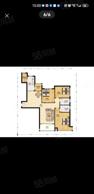 恒大名都3室2厅2卫147.89㎡南100万