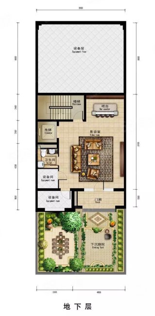 润泽庄园墅郡4室3厅4卫398.58㎡南北3580万