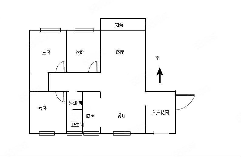 2009庄园3室2厅1卫142㎡南162.6万