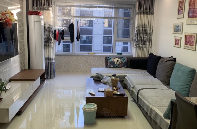 水岸澜湾98平电梯6楼两居室南北通透无大税拎包入住