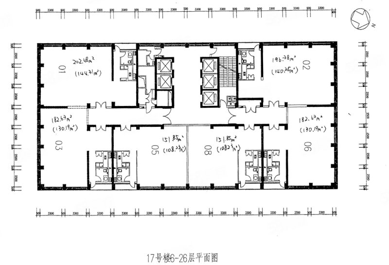 建外SOHO西区2室1厅1卫152.26㎡东600万