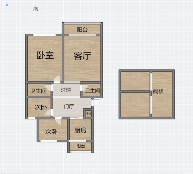 康馨家园3室2厅2卫95.92㎡南北300万