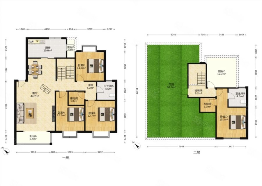 大气户型 电梯 套四双卫 房东诚心出售,美洲花园温哥华水城-成都58