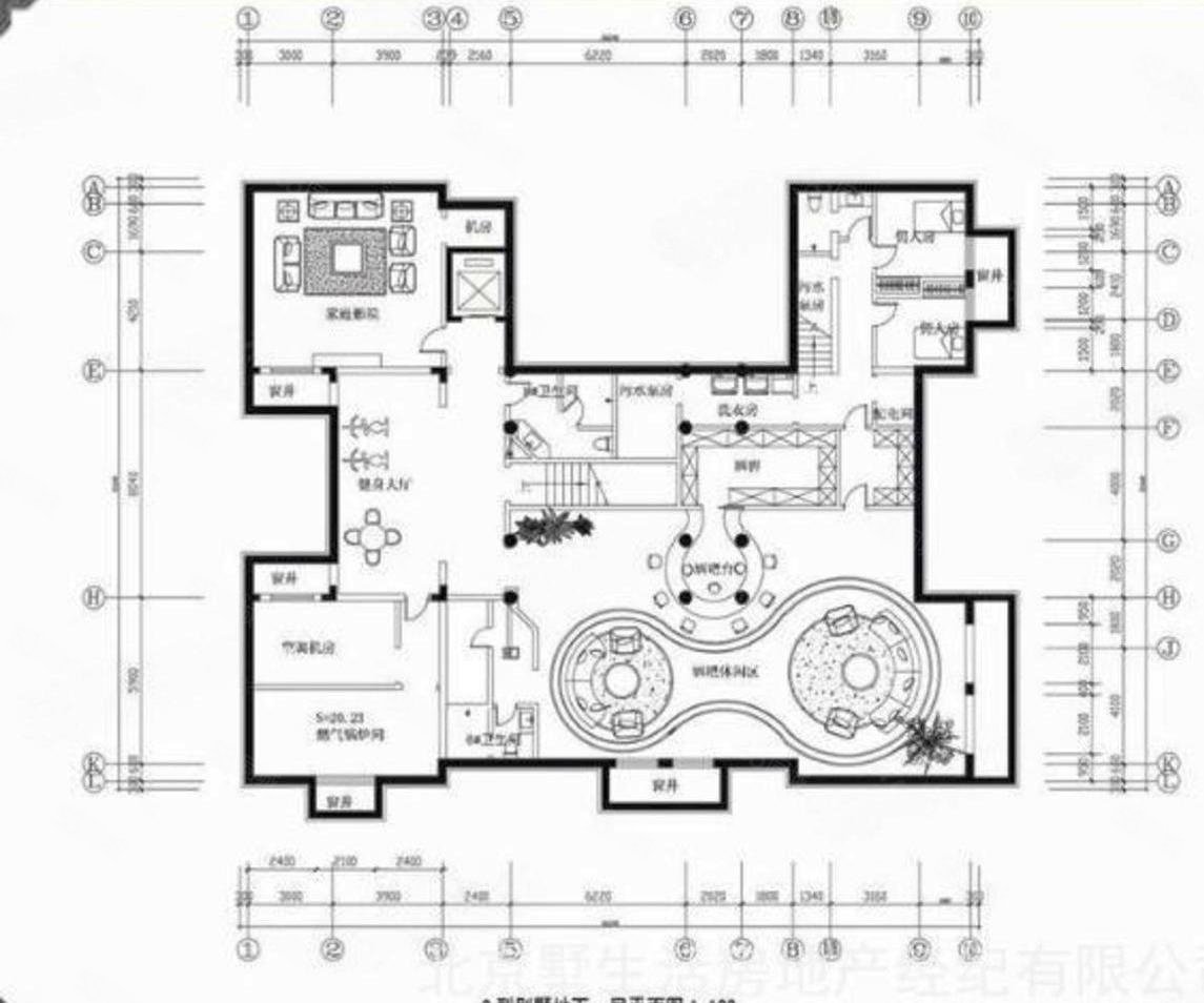 財富公館6室3廳7衛(wèi)1580㎡南北6300萬