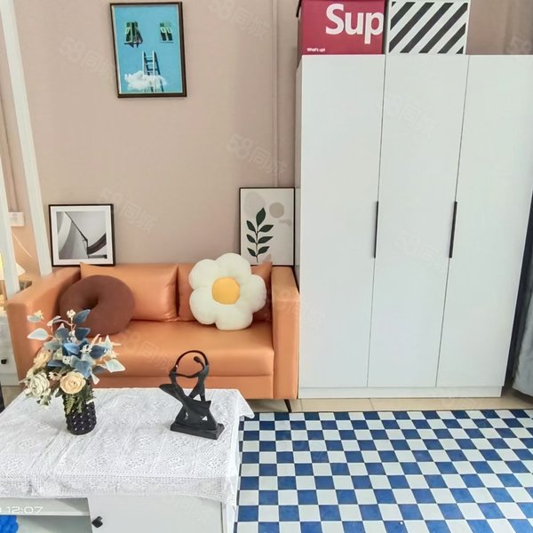 独栋｜短租月付有车位！密码锁随时看房（安吉万达，苏卢地铁口