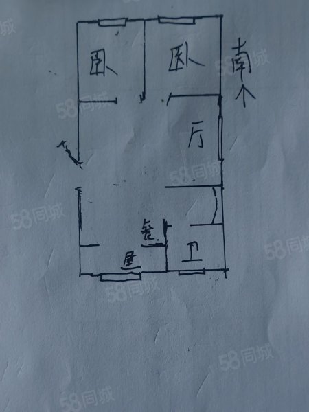 金港翠园2室2厅1卫97㎡南北45万