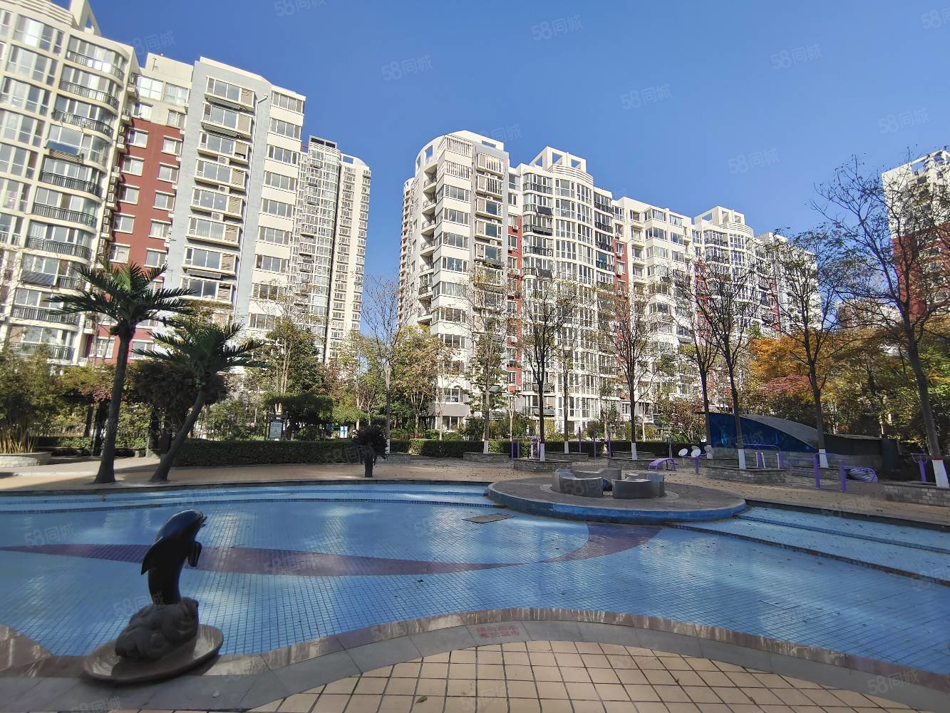 丽景蓝湾a 精装修三室 拎包入住,卓正丽景蓝湾(a区)-保定58同城